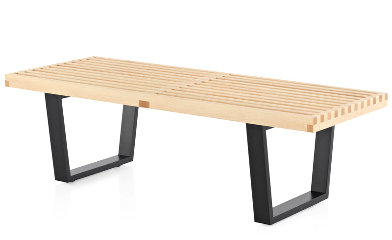 Herman Miller Nelson Platform Bench with wood base, product view 2