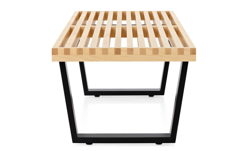 Herman Miller Nelson Platform Bench with wood base, product view 3