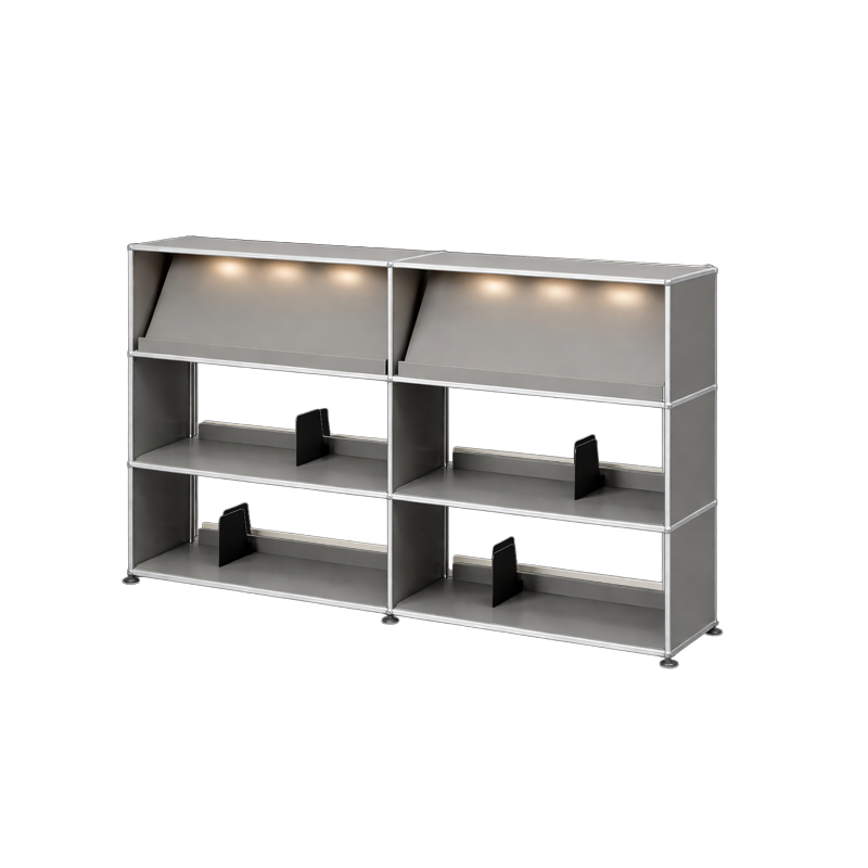 USM Vinyl Display Cabinet 3x2