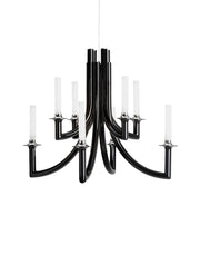 Khan Pendant ceiling lights Kartell Glossy - Black 