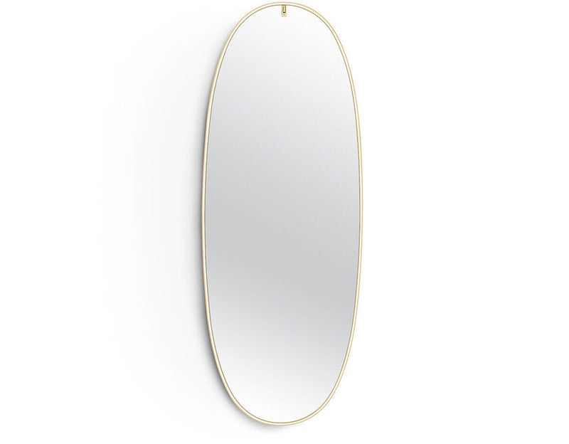 La Plus Belle - Wall-Mounted Mirror with Integrated LED Lights wall / ceiling lamps Flos Gold Plug-in 