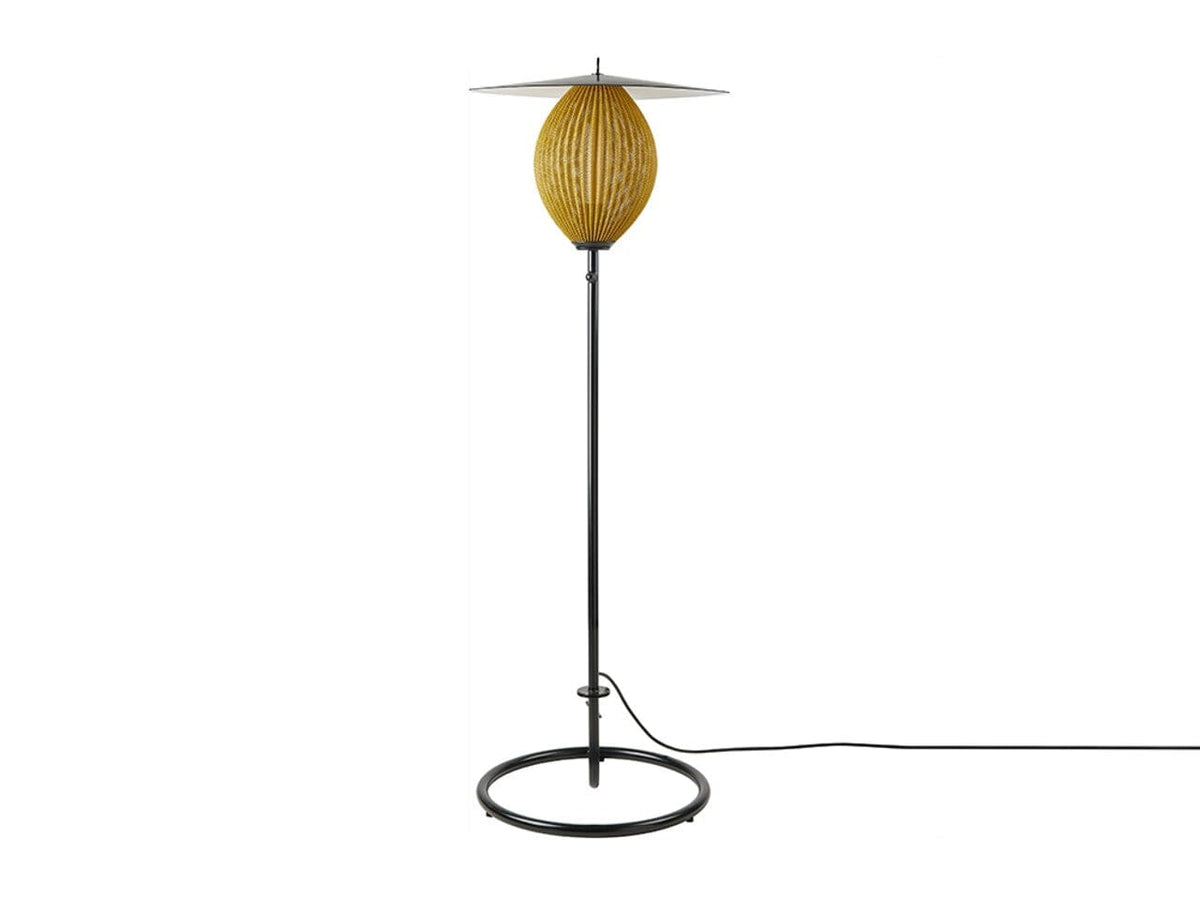 Satellite Outdoor Floor Lamp Lighting Gubi Mustard Gold Semi Matt 