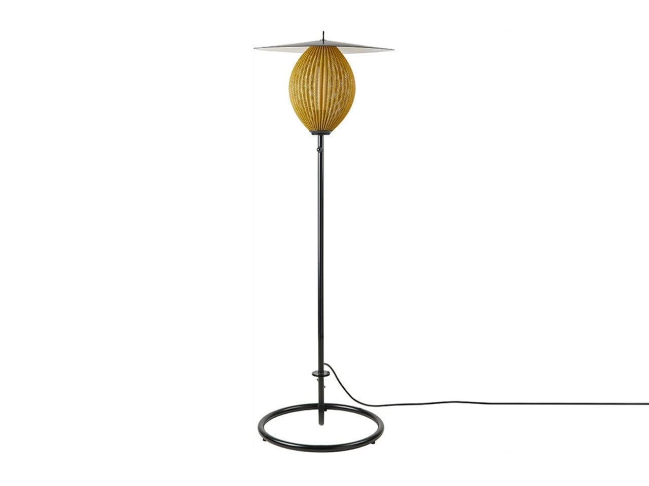 Satellite Outdoor Floor Lamp Lighting Gubi Mustard Gold Semi Matt 