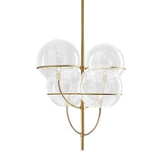 Lyndon 450 Suspension Lamp suspension lamps Oluce Satin Gold 