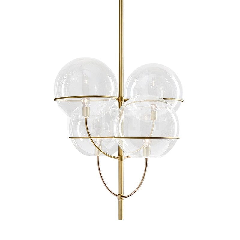 Lyndon 450 Suspension Lamp suspension lamps Oluce Satin Gold 