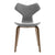 Grand Prix Chair With Wood Legs and Fully Upholstered Dining chairs Fritz Hansen 