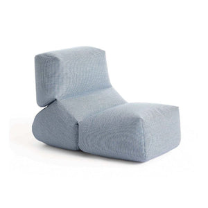Grapy Outdoor Soft Seat lounge Gan Vichy Blue No Cover