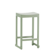 Atelier Bar Stool Chairs Artek Counter Height Green Lacquered Beech 