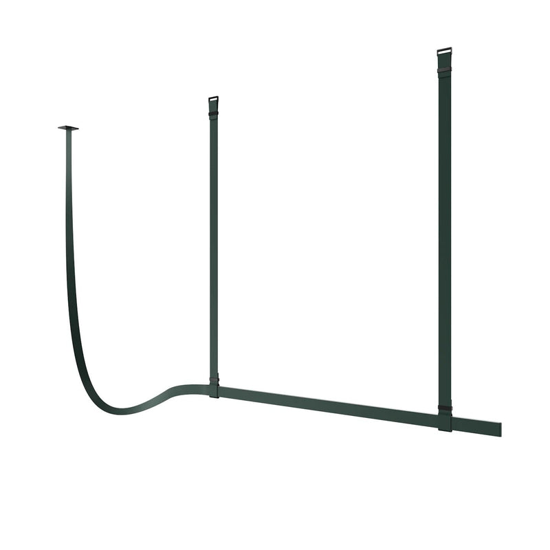 Belt - Leather Wrapped Linear Pendant Pendant Lights Flos Green 