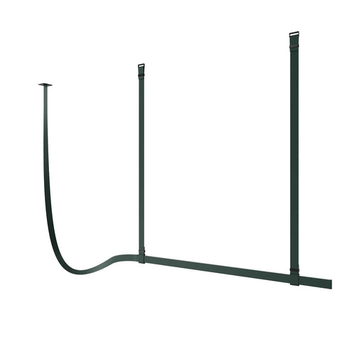 Belt - Leather Wrapped Linear Pendant Pendant Lights Flos Green 