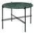 TS Round Coffee Table - Marble Top Tables Gubi Polished Steel Green Guatemala Marble Small: Dia 21.7"