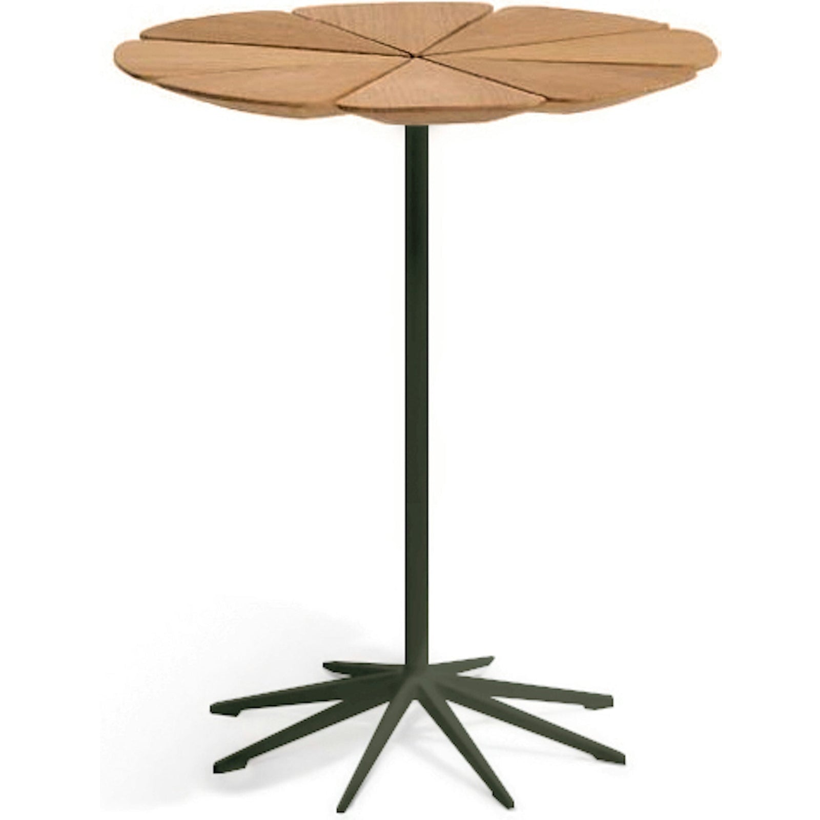 Richard Schultz Petal End Table side/end table Knoll Teak Petals Green 