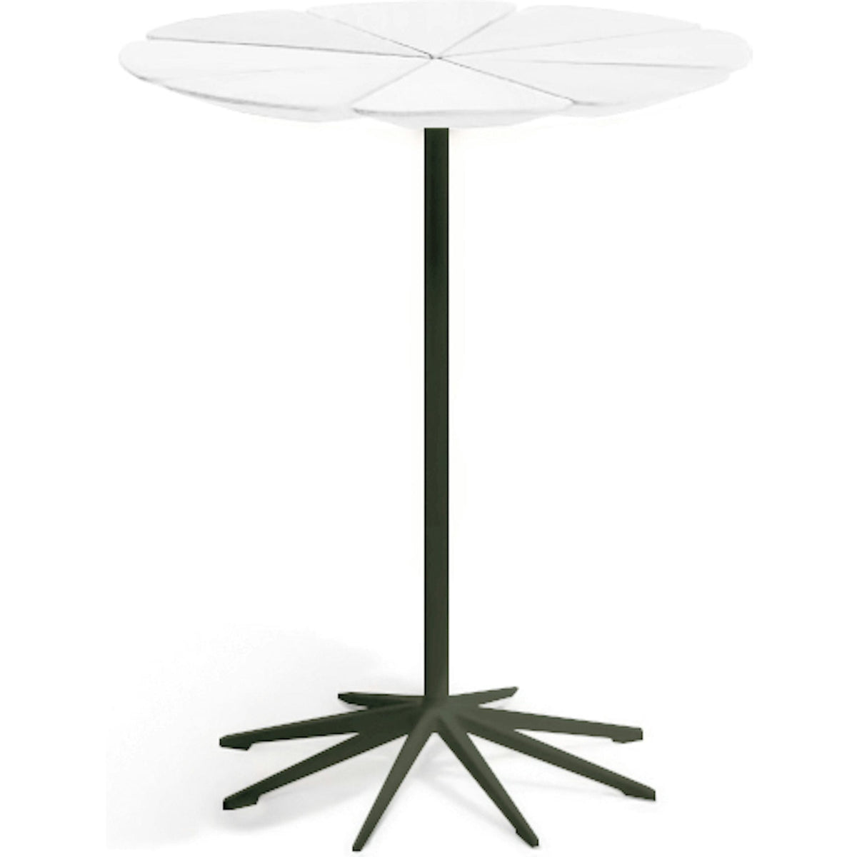 Richard Schultz Petal End Table side/end table Knoll White Petals Green 