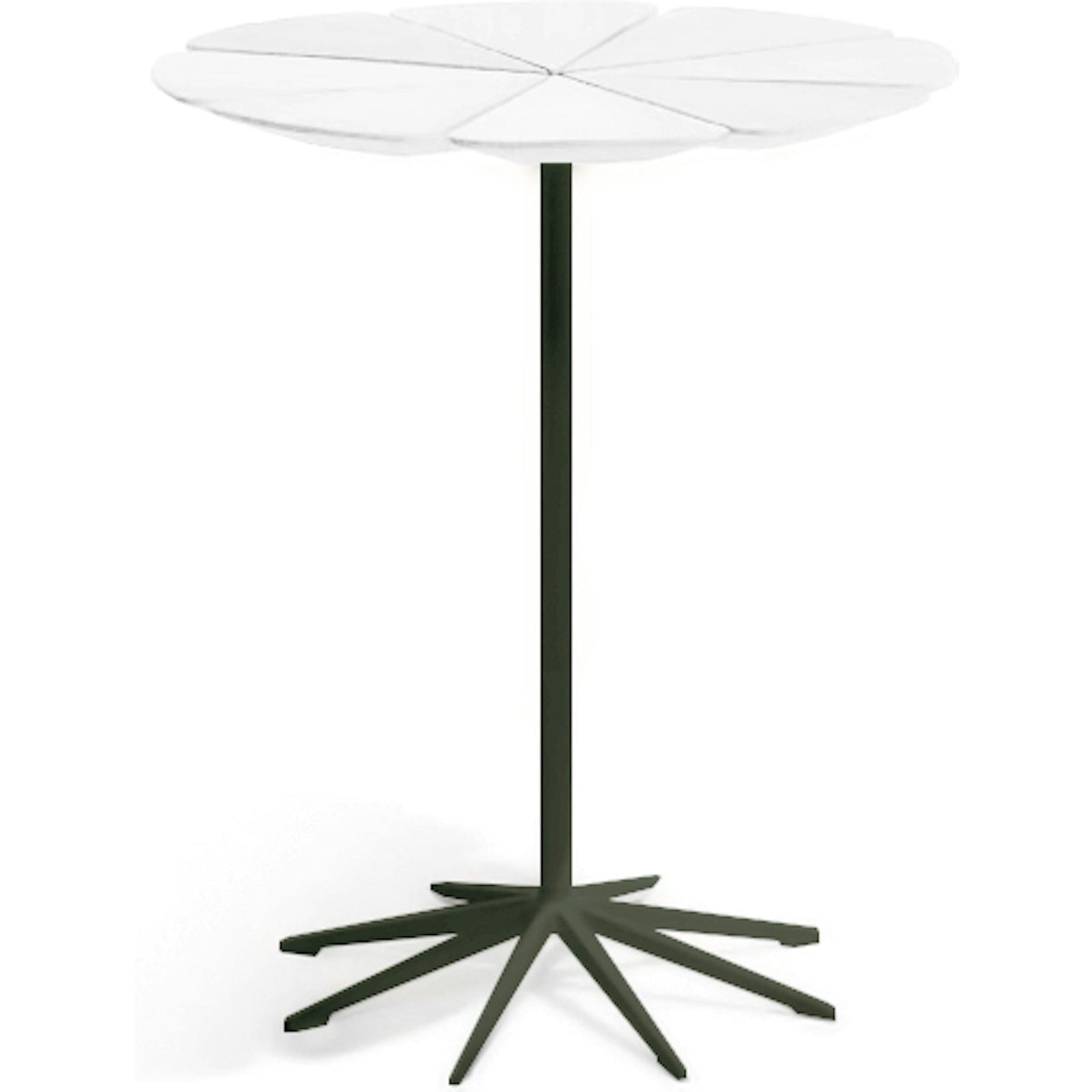 Richard Schultz Petal End Table side/end table Knoll White Petals Green 