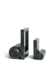 Booknd Bookends - Set of 2 Decor Woud Green Marble 