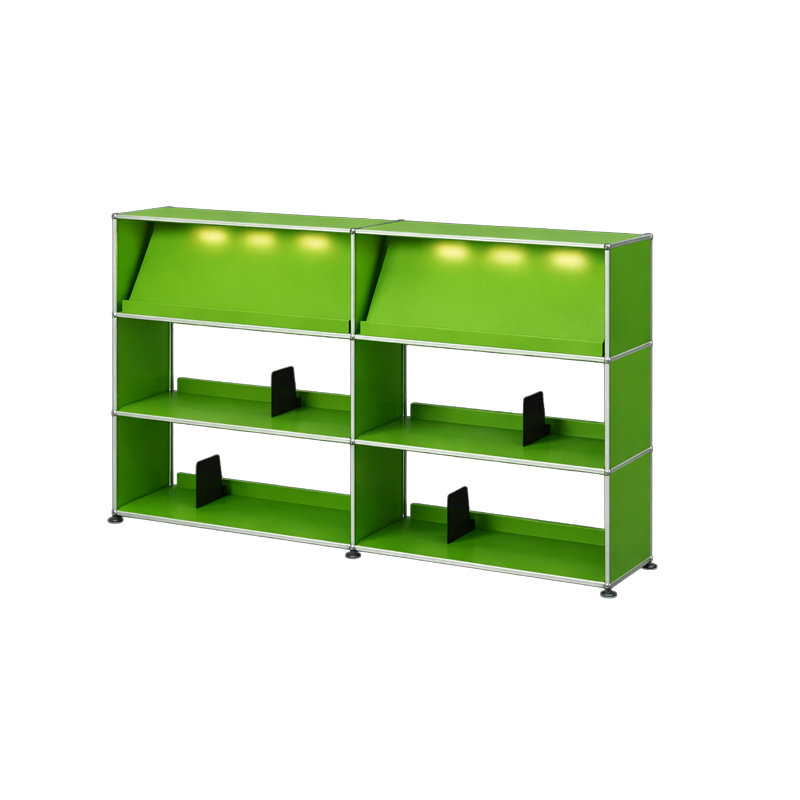 USM Vinyl Display Cabinet 3x2