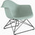 Eames Molded Fiberglass Armchair With Low Wire Base lounge chair herman miller 