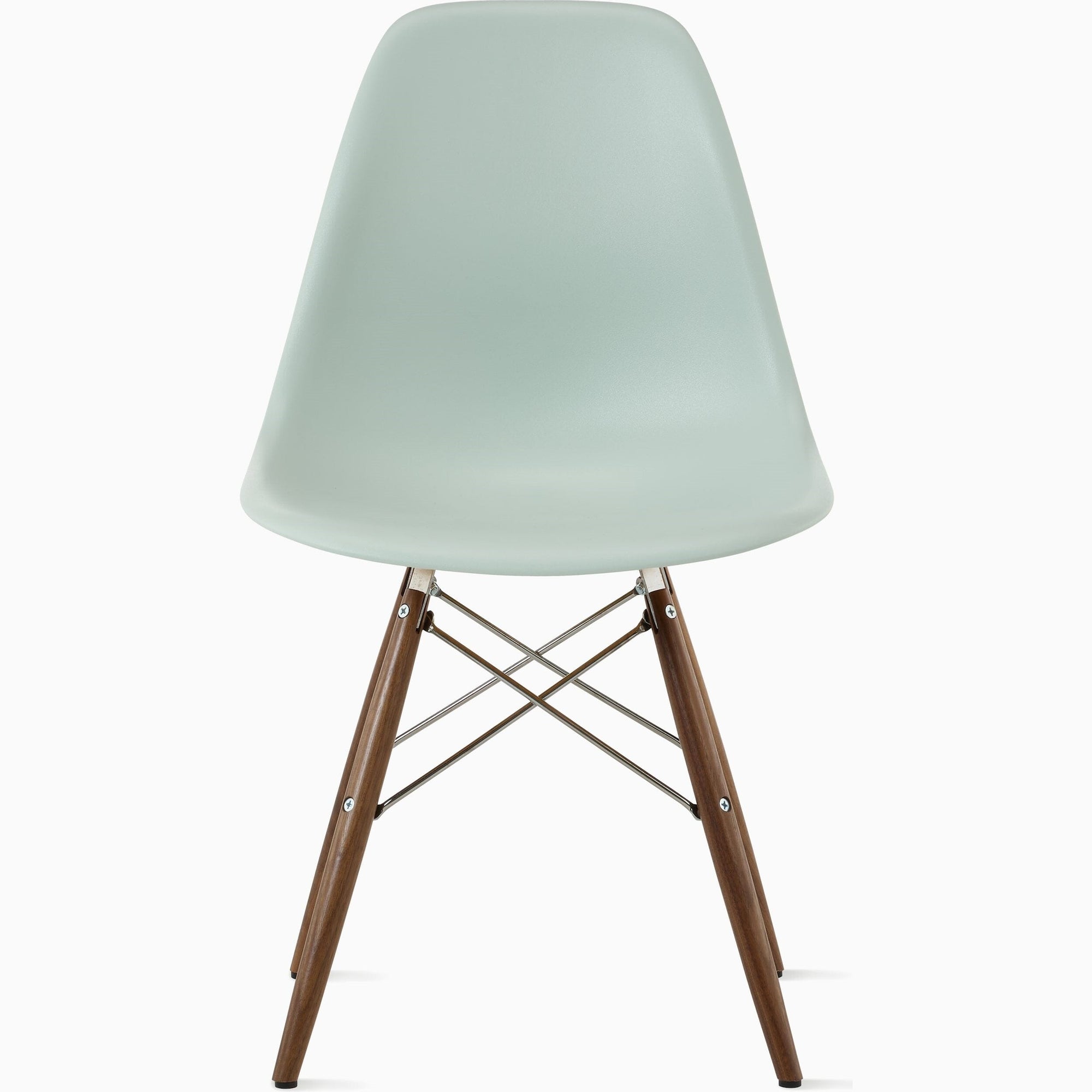 Eames Molded Plastic Side Chair with Wood Dowel Base Side/Dining herman miller 