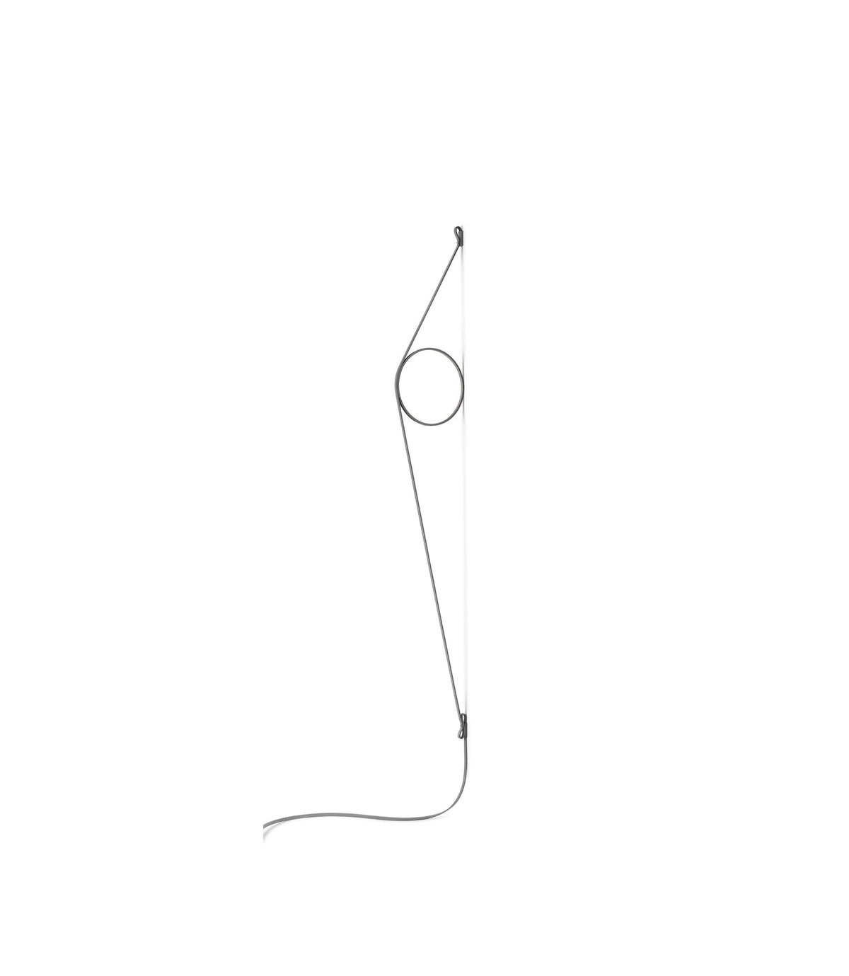 WireRing Wall Sconce Lamp Wall Sconce Flos Grey/Grey 