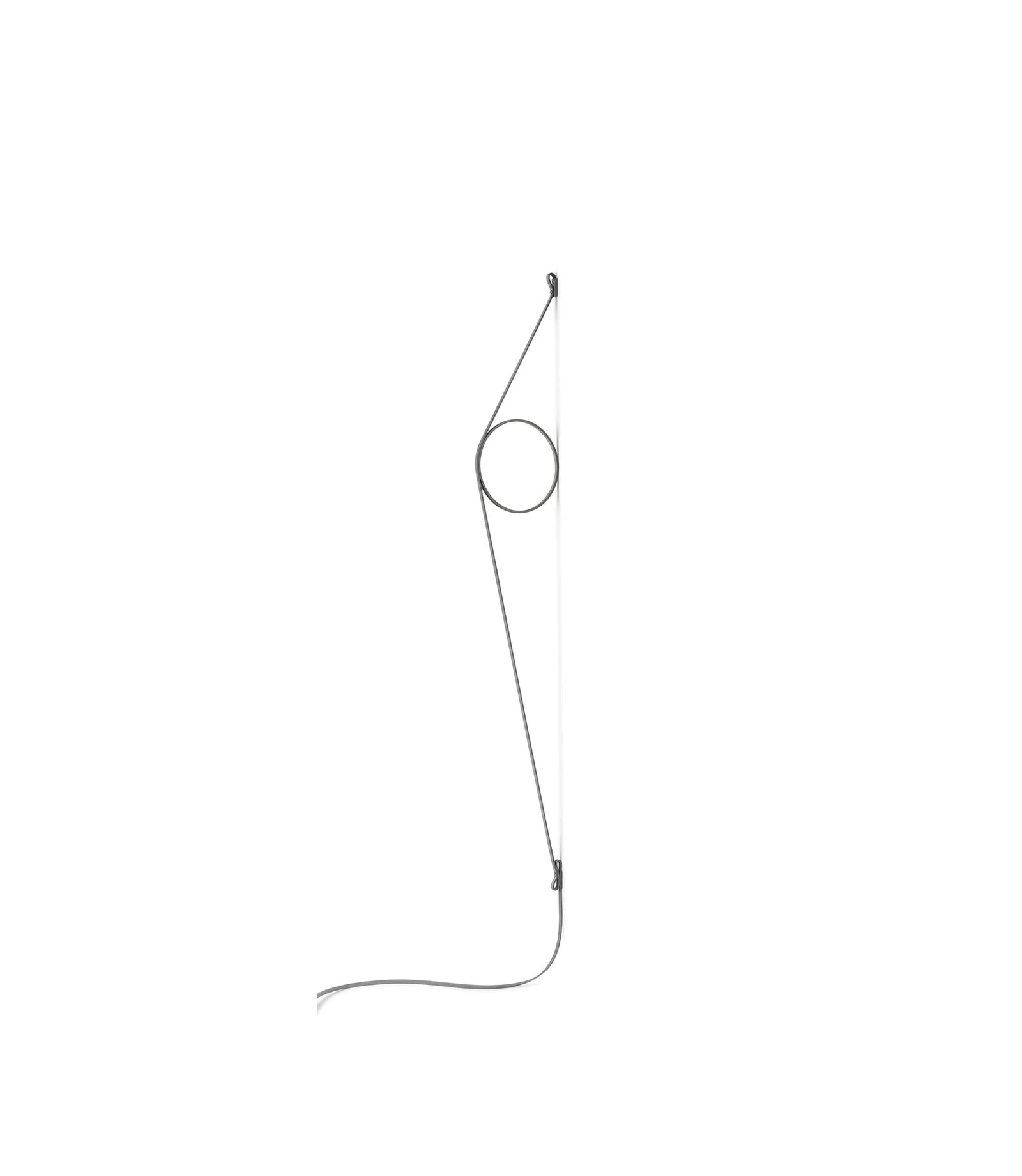 WireRing Wall Sconce Lamp Wall Sconce Flos Grey/Grey 