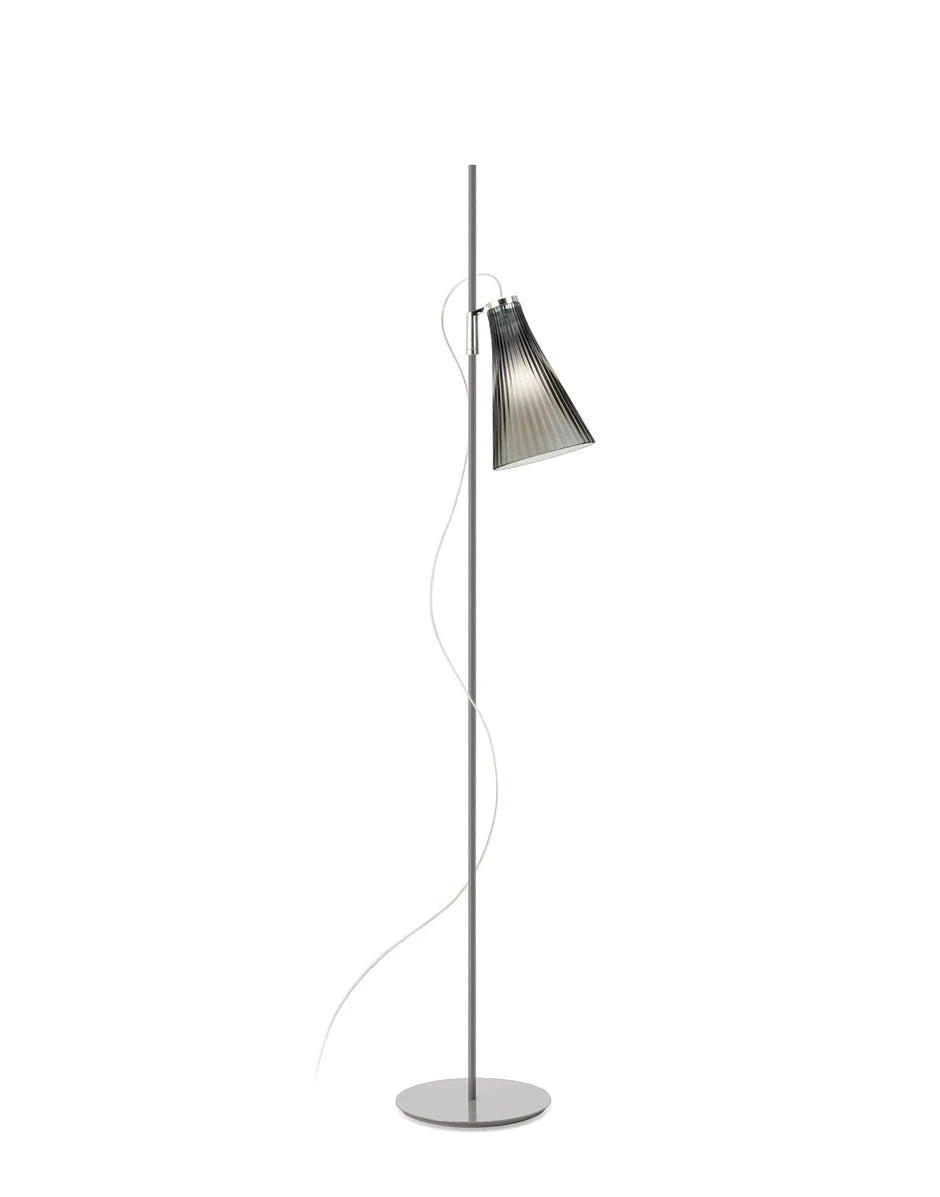 K-Lux Floor Lamp Floor Lamps Kartell Smoke Grey Diffuser - Grey Base 