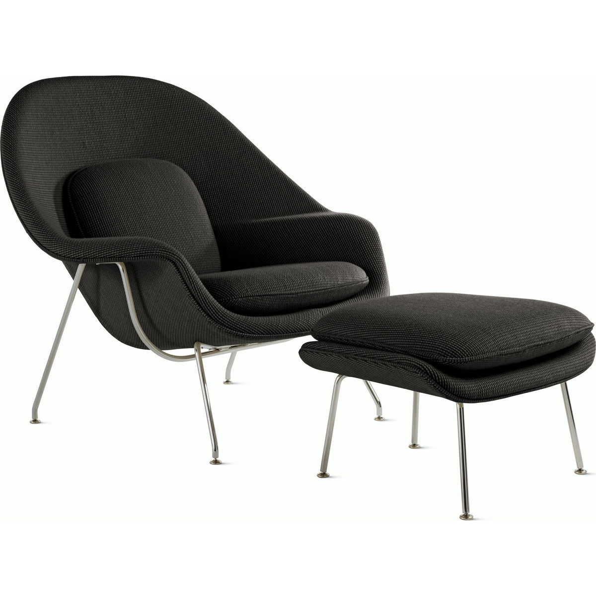 Womb Chair and Ottoman lounge chair Knoll 