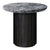 Moon Lounge Table Tables Gubi Brown/Black Stained Oak Veneer Base & Gray Marble Top 