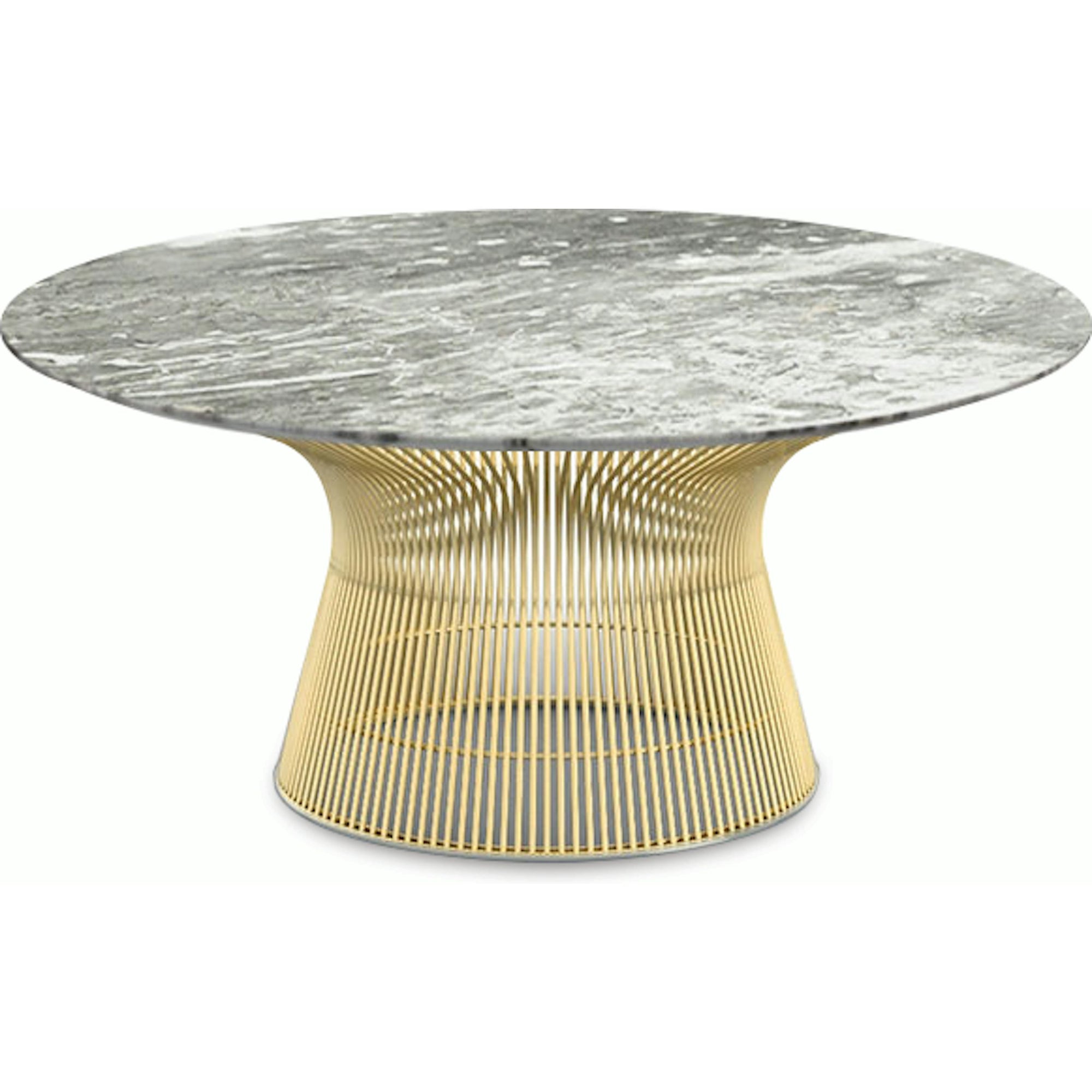 Platner Coffee Table - 36" in Gold