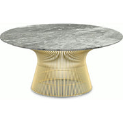 Platner Coffee Table - 36" in Gold Coffee Tables Knoll 