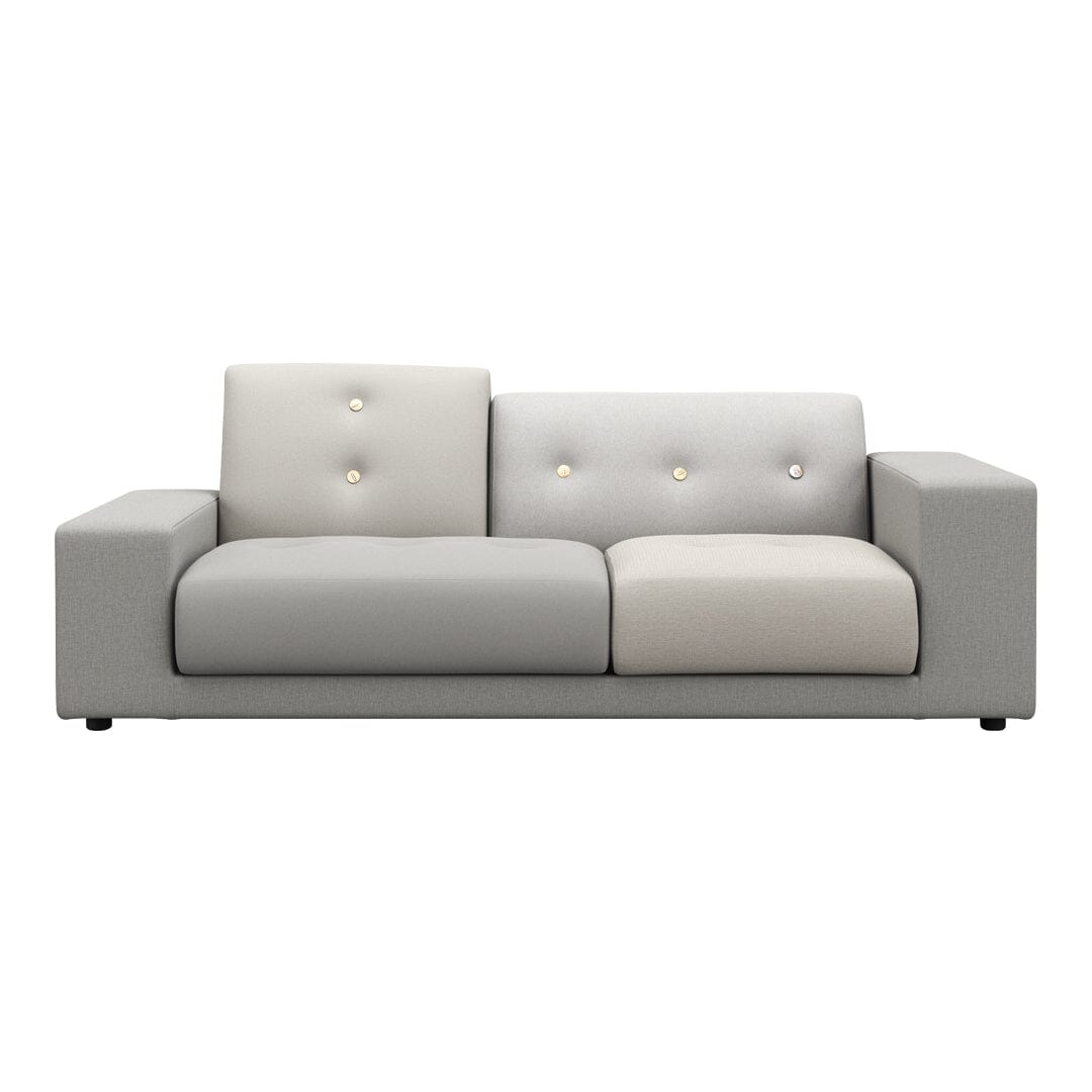 Polder Compact Sofa sofa Vitra Low Armrest Left (sitting right) The Pebble Greys 