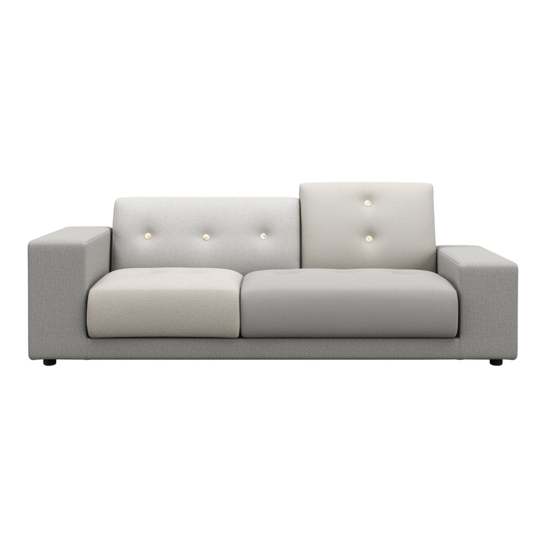 Polder Compact Sofa sofa Vitra Low Armrest Right (sitting left) The Pebble Greys 