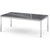 Florence Knoll Rectangular Coffee Table Coffee Tables Knoll polished chrome Grigio Marquina marble, Shiny finish 