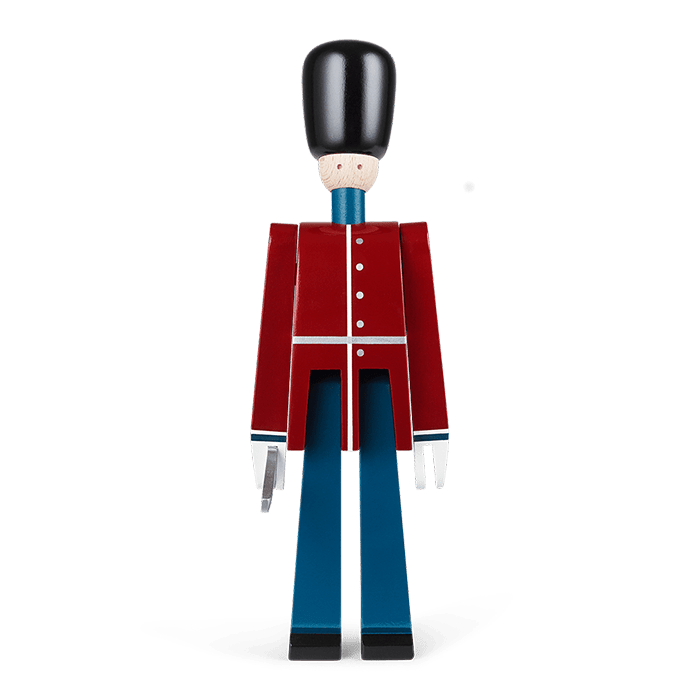 Kay Bojesen Guardsman with Sword, Red/Blue/White