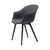 Bat Dining Chair - Front Upholstered with Plastic Base Chairs Gubi 