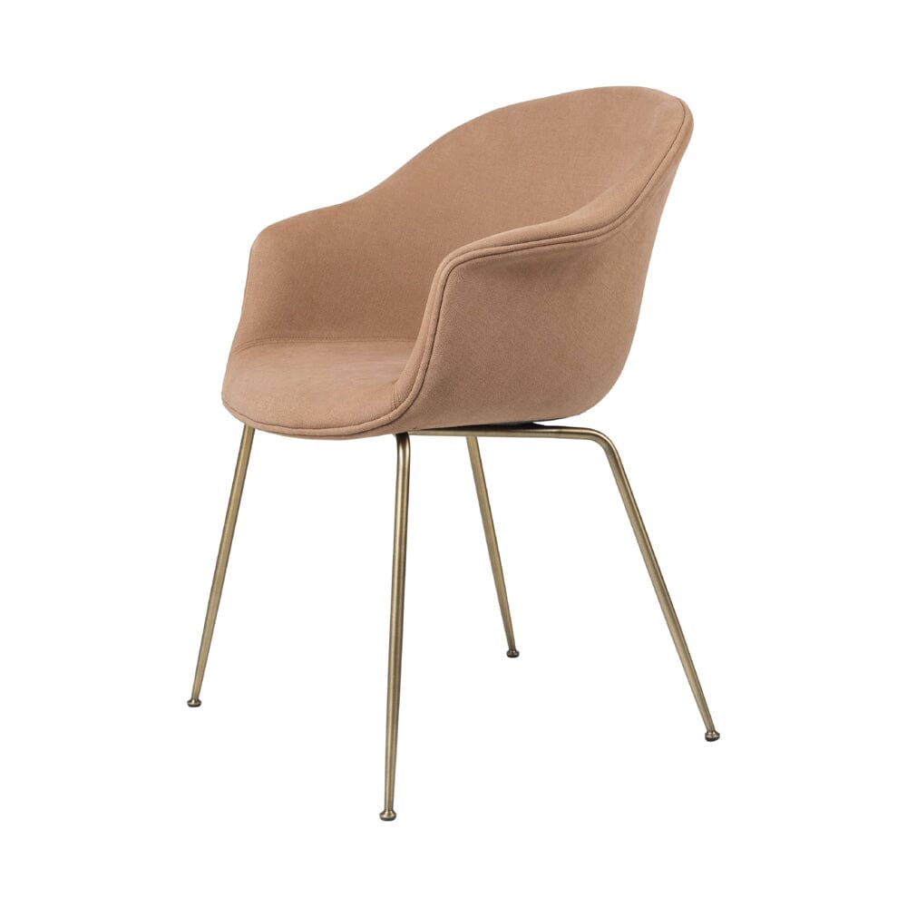 Bat Dining Chair Fully Upholstered With Conic Base Chairs Gubi 