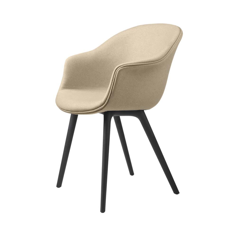 Bat Dining Chair - Fully Upholstered with Plastic Base Chairs Gubi 