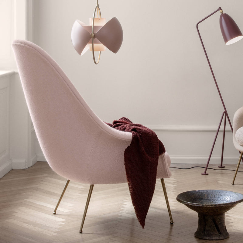 Bat Lounge Chair - High Back With Conic Base lounge chairs GUBI 