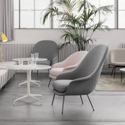 Bat Lounge Chair - High Back With Conic Base lounge chairs GUBI 