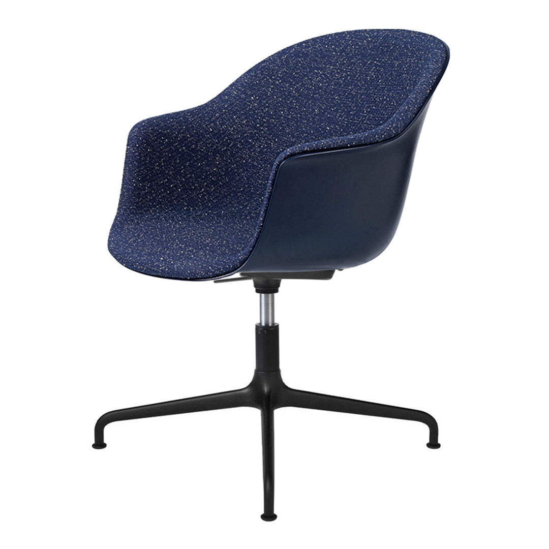 Bat Meeting Chair 4-Star Base - Height Adjustable - Front Upholstered