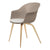 Bat Wood Base Dining Chair With Cushion