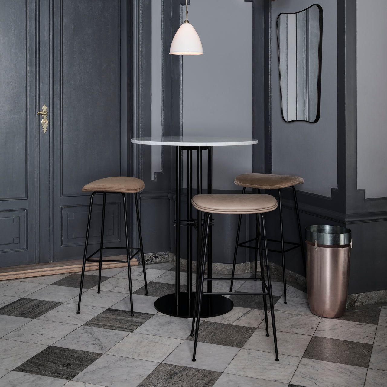 Beetle Bar Stool - Fully Upholstered