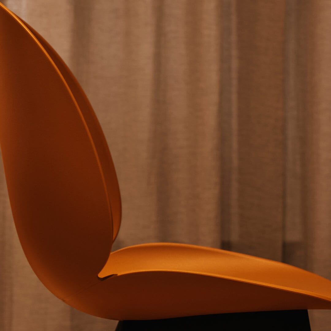 Beetle Black Plastic Base Dining Chair Chairs Gubi 