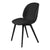 Beetle Black Plastic Base Dining Chair - Front Upholstered Chairs Gubi 