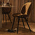 Beetle Black Plastic Base Dining Chair - Fully Upholstered