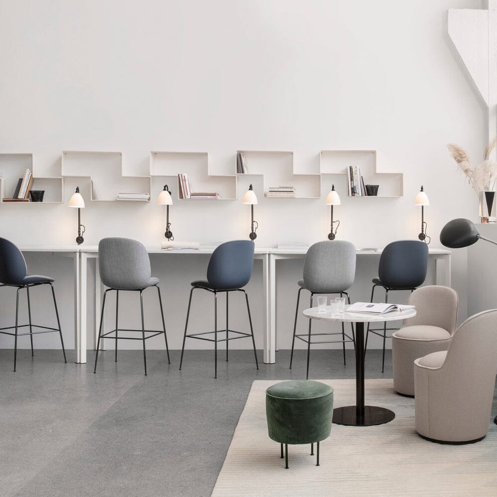 Beetle Counter/Bar Chair - Fully Upholstered Chairs Gubi 