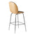 Beetle Counter/Bar Chair - Veneer Shell - Front Upholstered Chairs Gubi 