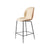 Beetle Counter/Bar Chair - Veneer Shell - Front Upholstered Chairs Gubi 