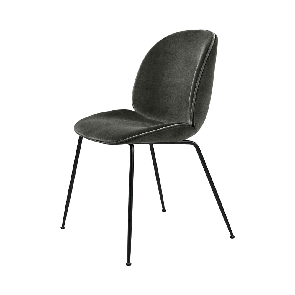 Beetle Dining Chair with Conic Base - Fully Upholstered Chairs Gubi 