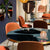 Beetle Dining Chair with Conic Base - Fully Upholstered Chairs Gubi 