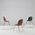 Beetle Dining Chair with Conic Base - Veneer Shell - Front Upholstered Chairs Gubi 